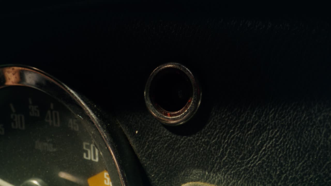 Car Dashboard Close Up