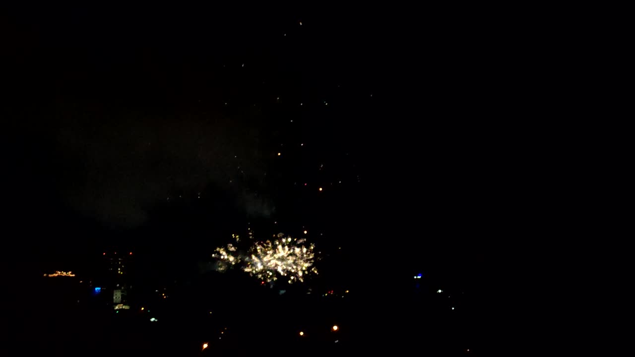 Fuochi d'artificio in America Centrale durante il periodo festivo