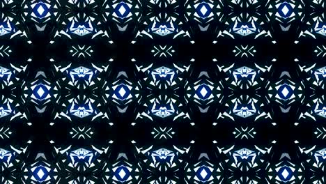 kaleidoscopio en movimiento. gráficos en movimiento de 4k