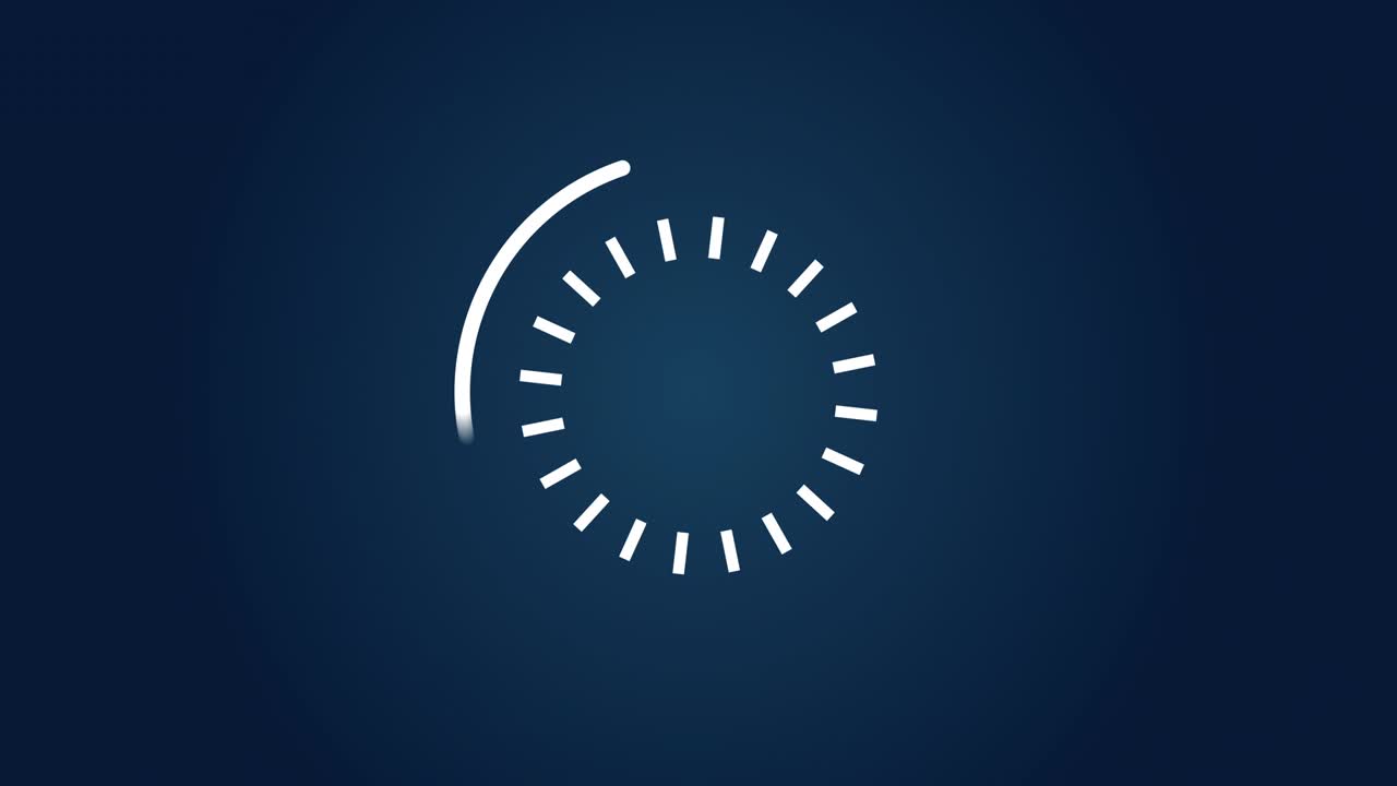 Motion graphic moving circle and line at center frame.