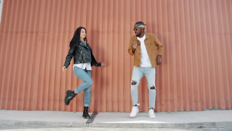 couple dancing on the street