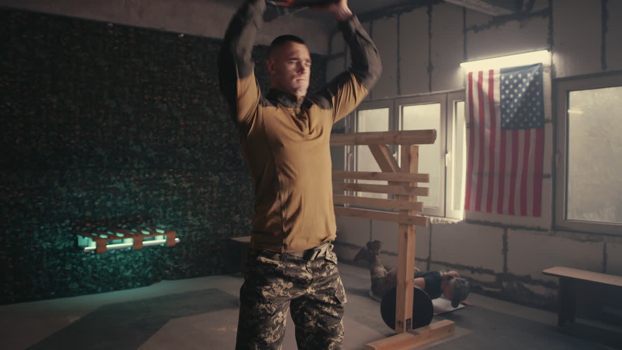 Military Workout Training Session