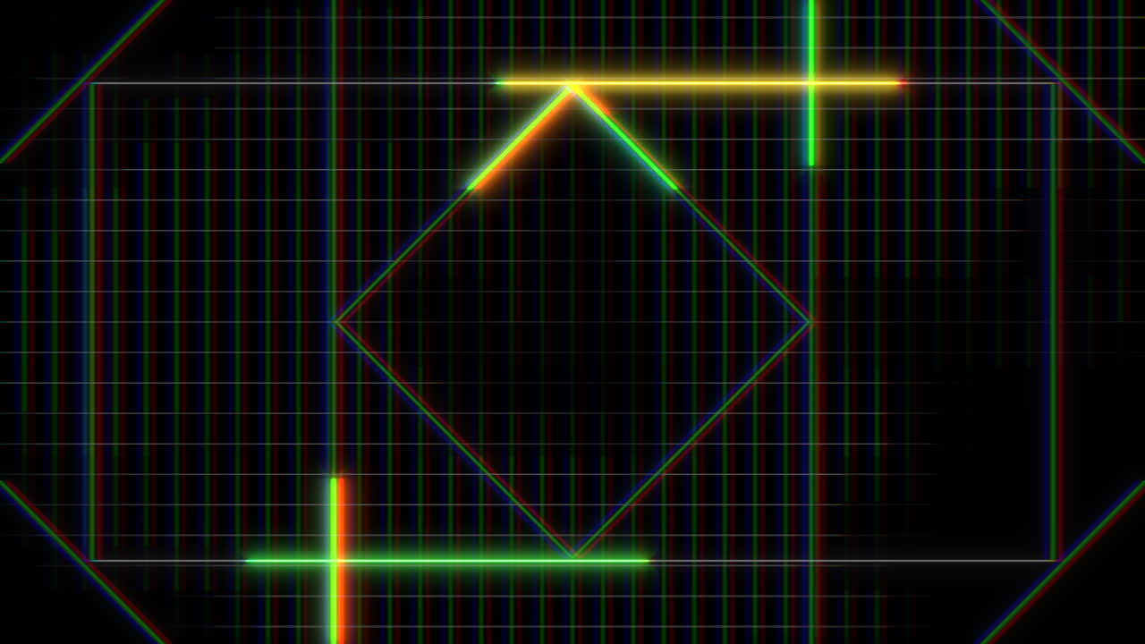 Hexagonal grid formation displayed with intersecting lines at the center, creating an intricate and visually appealing geometric design
