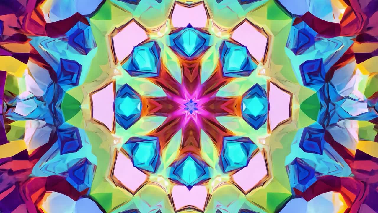 patrón de mandala abstracto y colorido