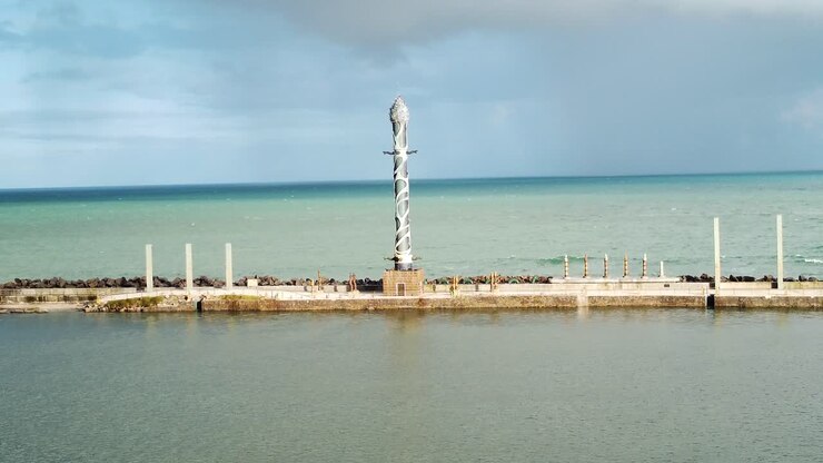 Immagine aerea del Parco delle Sculture Brennand, Recife, Pernambuco, Brasile
