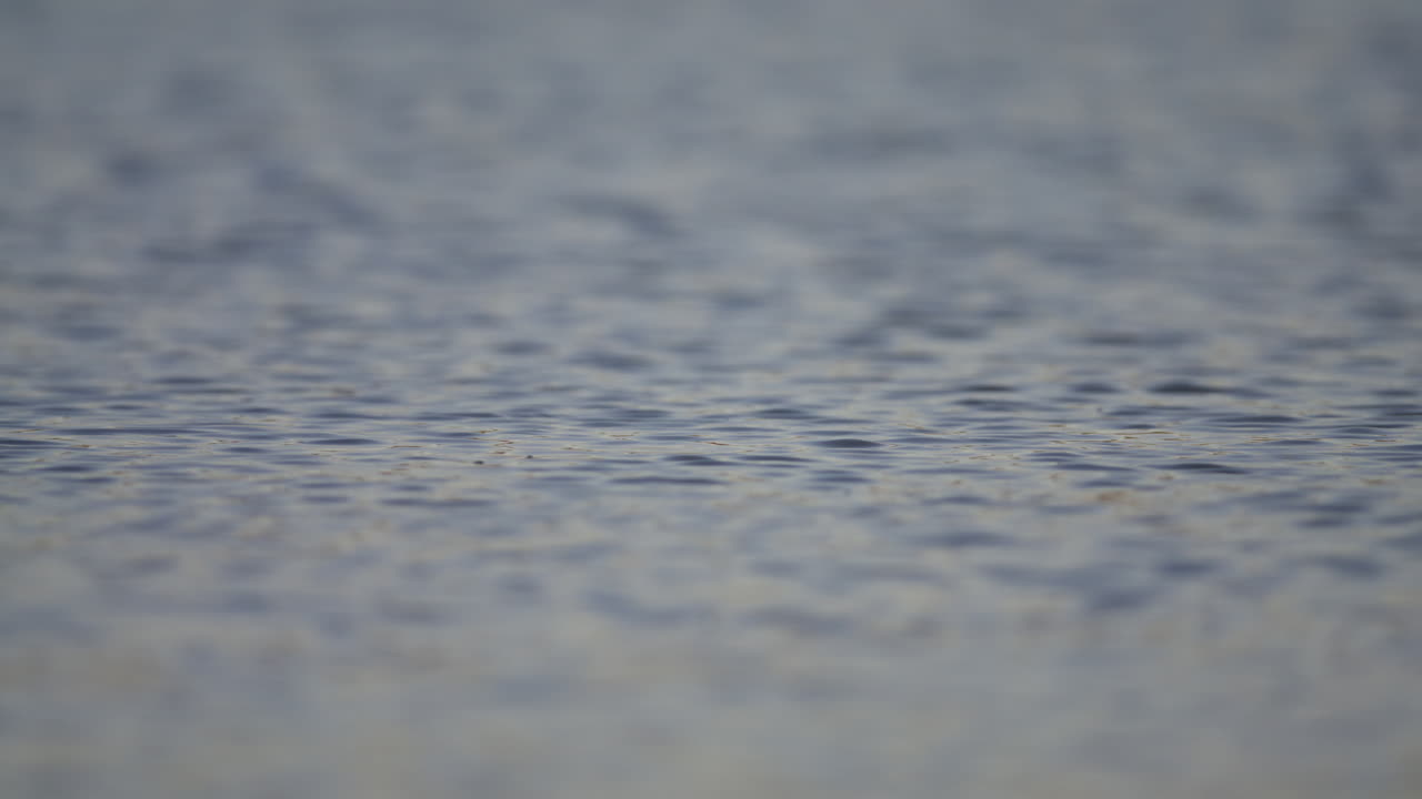 Super slow motion rippling water with a calming serene atmosphere