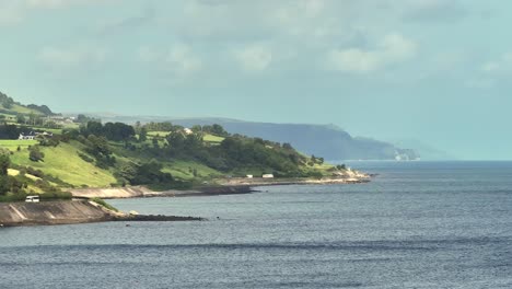 the antrim coast road in northern ireland