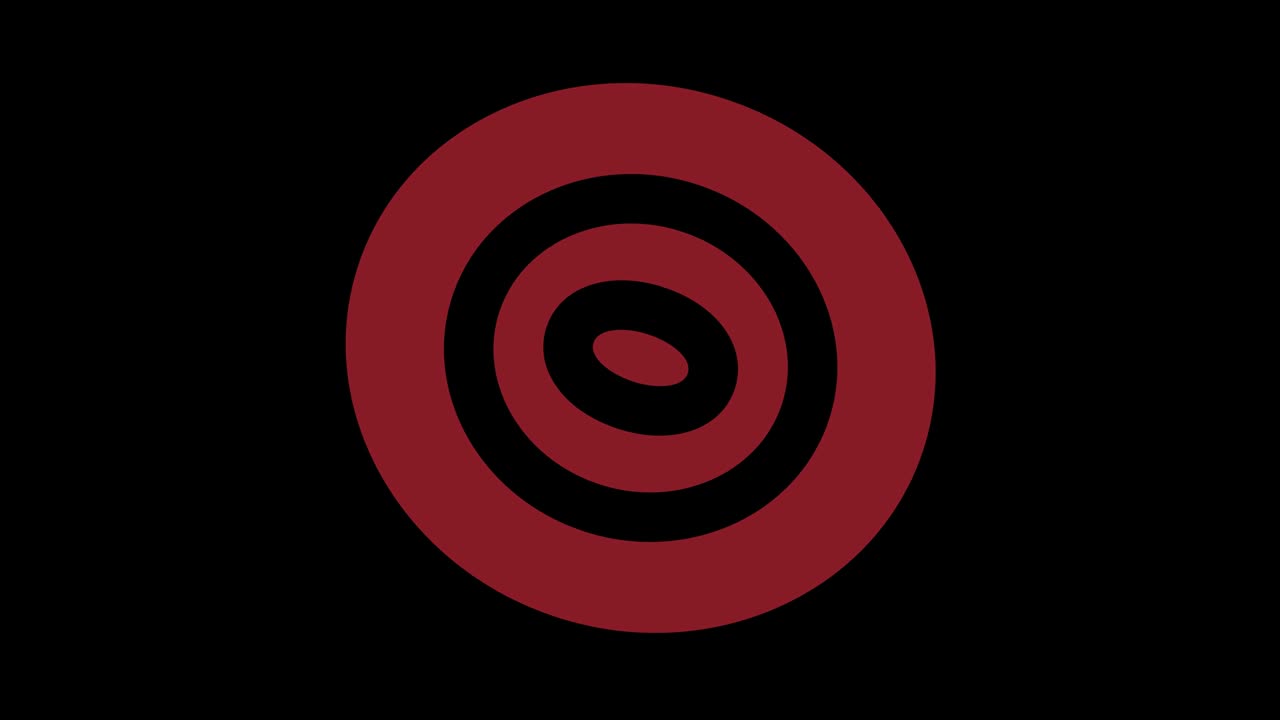 modelo de video 4k con efecto estroboscópico e hipnótico, en formato de video 16: 9.