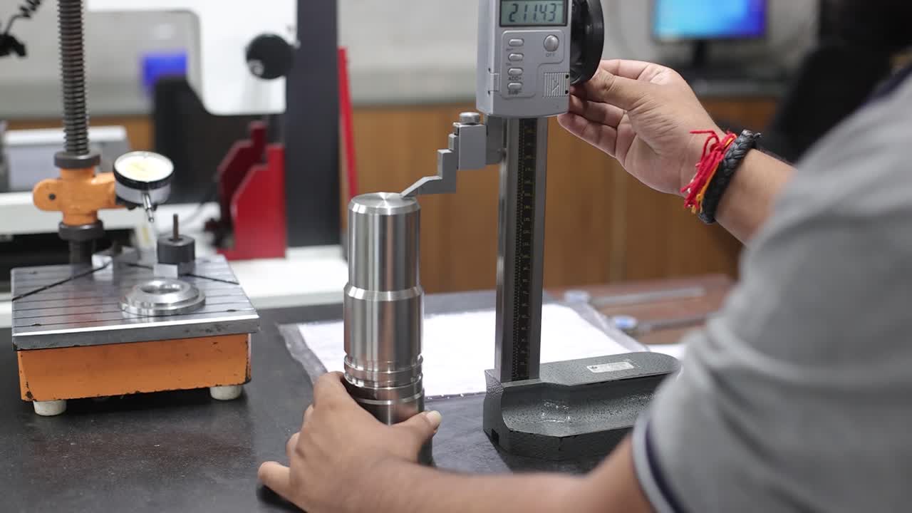 the process of making metal parts. the process of the metal part of the production.