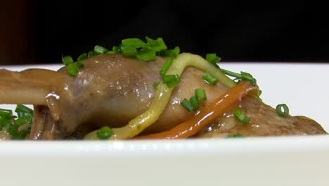 roasted quail with vegetables