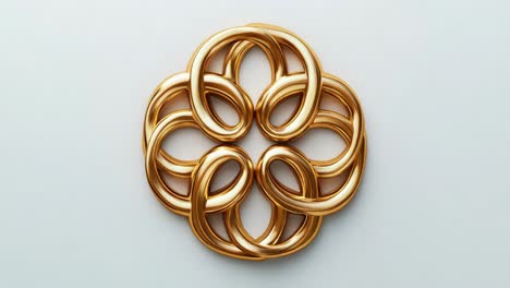 golden interlocking rings