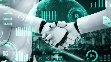 Future-financial-technology-controll-by-AI-robot-huminoid-uses-machine-learning