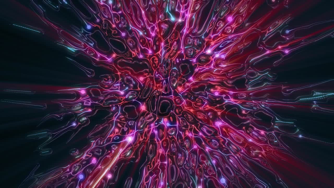 bola de energía de color rosa claro