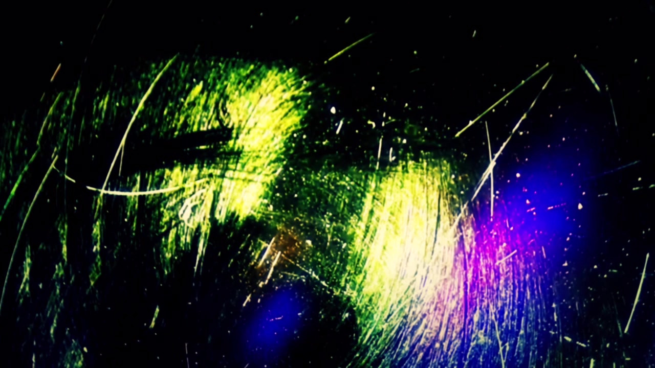 Abstract Light Leaks and Scratched Film Texture Overlay