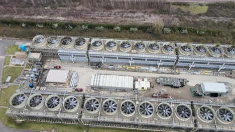 cooling fans little barford power station st neots uk aerial