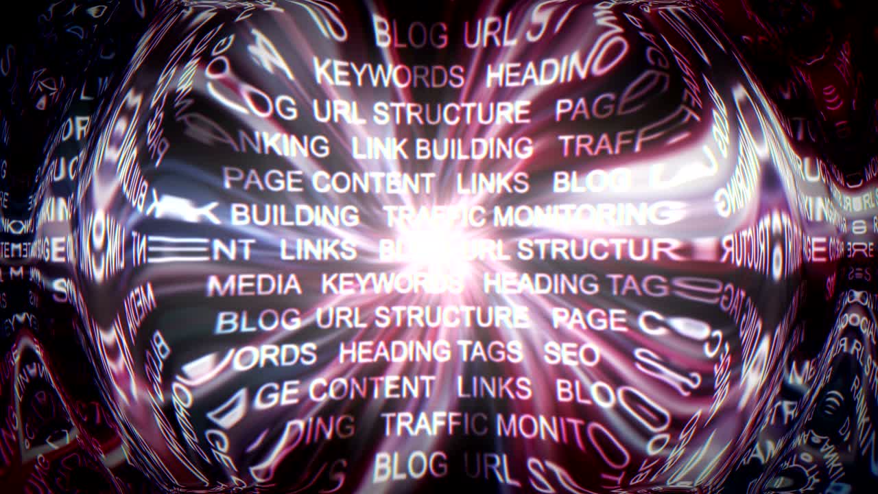 seo, 검색 엔진 최적화, 키워드, 텍스트, 애니메이션, 렌더링, 배경, 루프