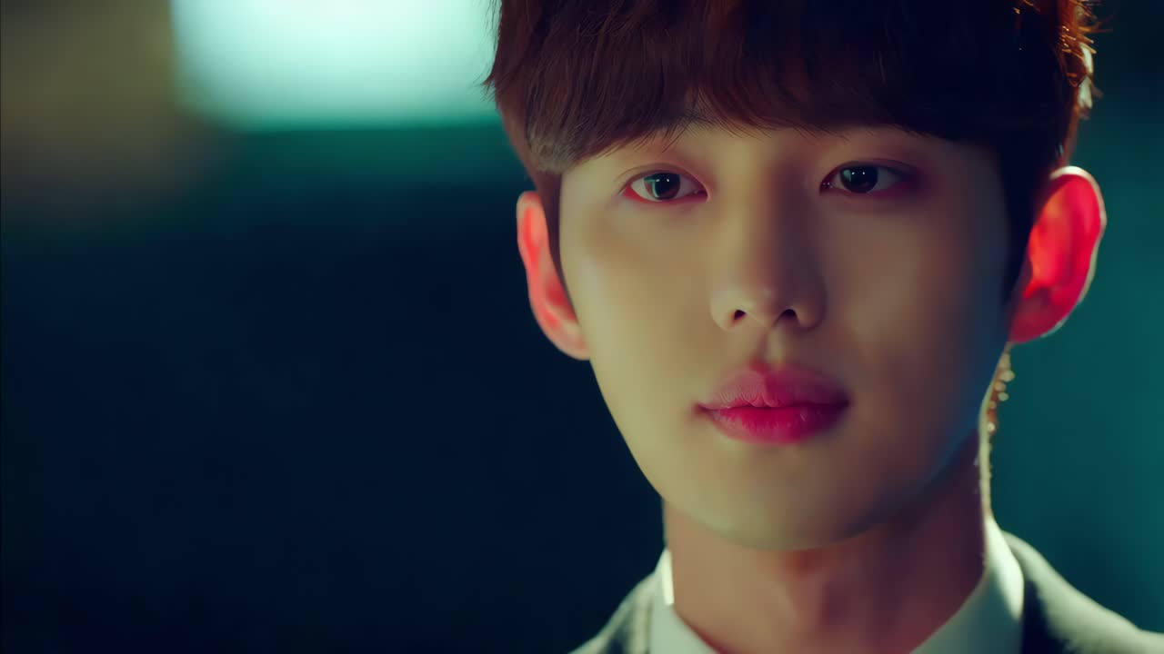 젊은 남자 의 클로즈업 초상화