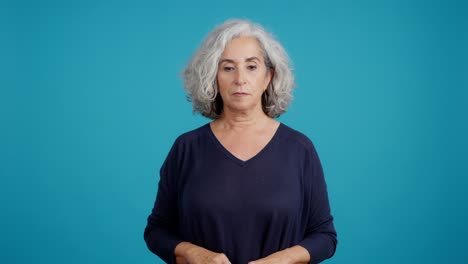 woman expressing fear