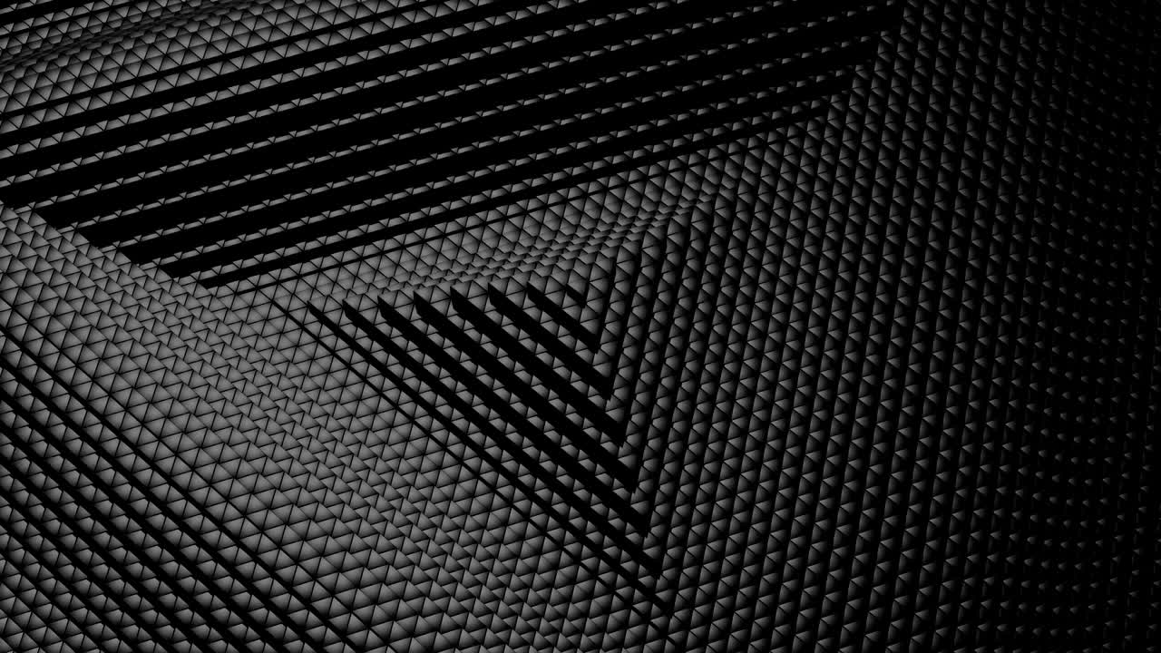 los triángulos formaron una onda