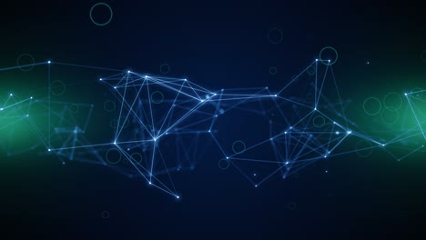 plexus abstract network titles technology science background loop