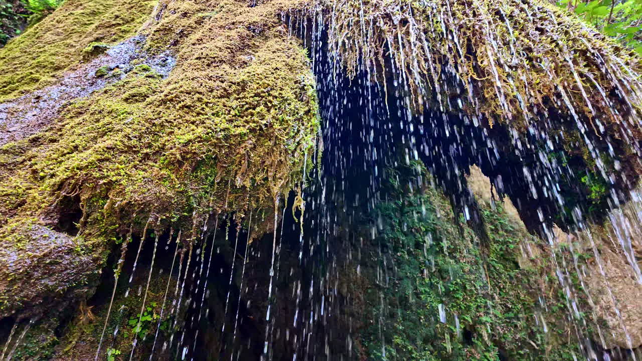 Captivating Slow-Motion Water Droplets at Richtis Waterfall: A Natural Wonder in Crete