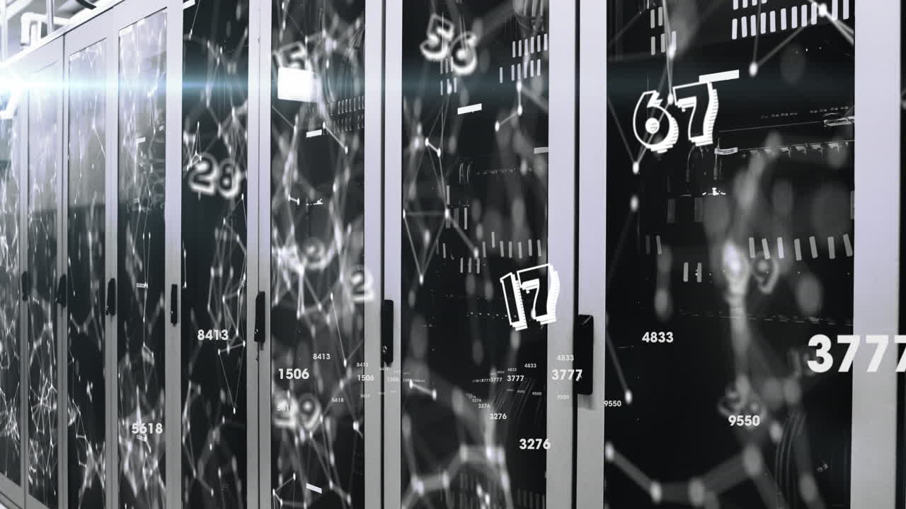 animación de servidores informáticos y procesamiento de datos