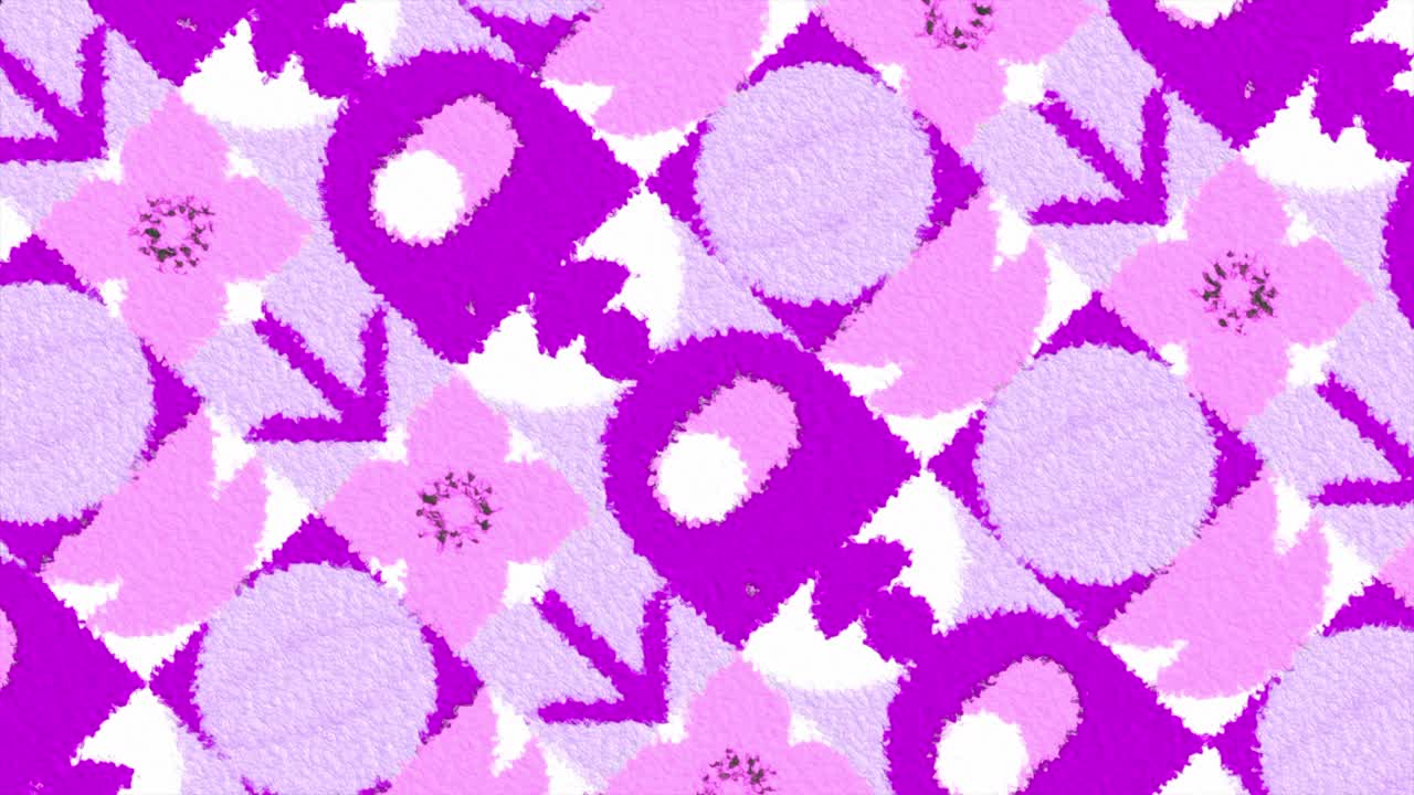 Padrão geométrico abstrato em rosa e roxo