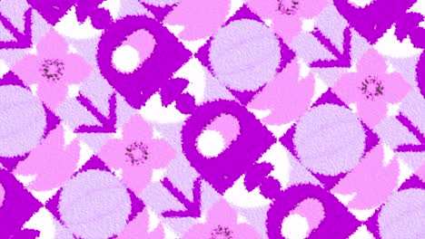 abstract geometric pattern in pink and purple