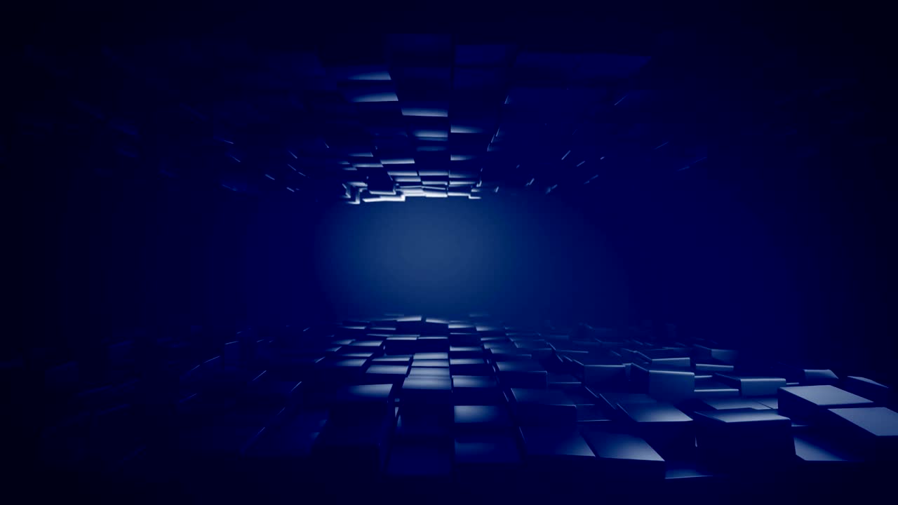 4K Abstract Cubic Background.