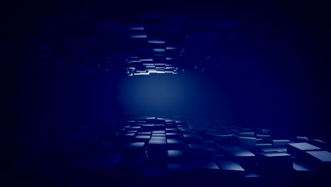 el fondo cúbico abstracto de 4k.
