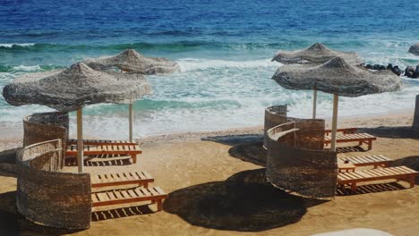 beach umbrellas at the beach