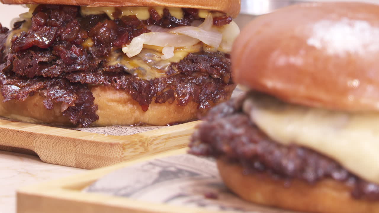 Delicious Double Cheeseburgers