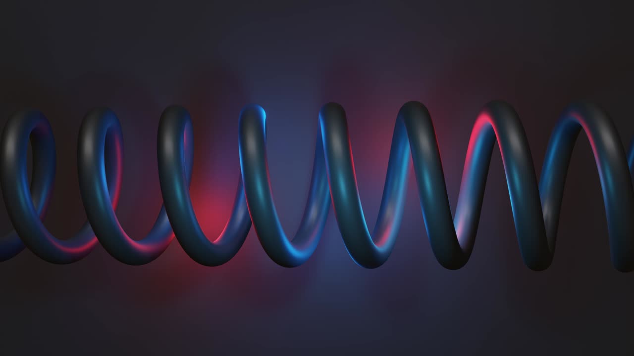 espiral negra en rotación