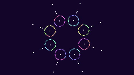 vibrant circular dot pattern mesmerizing colorful design with hidden meaning