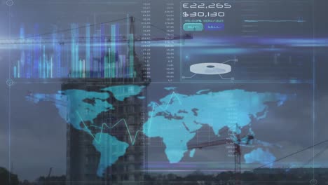 Animation-Der-Datenverarbeitung-über-Der-Baustelle