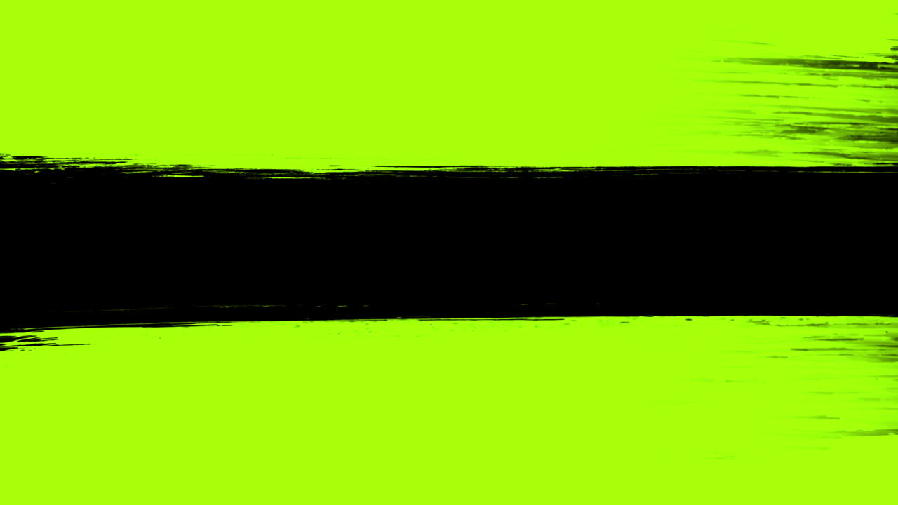 Transizioni animate con pennellate su sfondo green screen