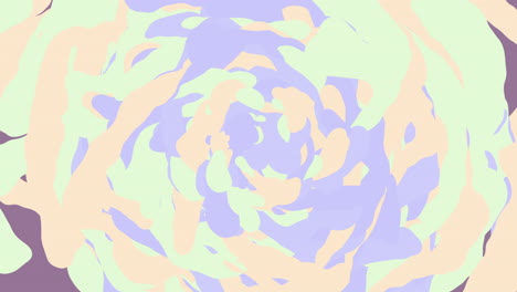 colorful paint swirling animation going in and then out in purple, blue, yellow, and green pastels