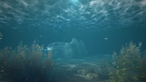 underwater wreckage