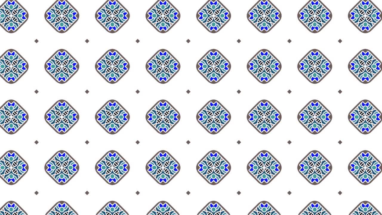 Beautiful Seamless Geometric Ornament pattern on white background Sliding