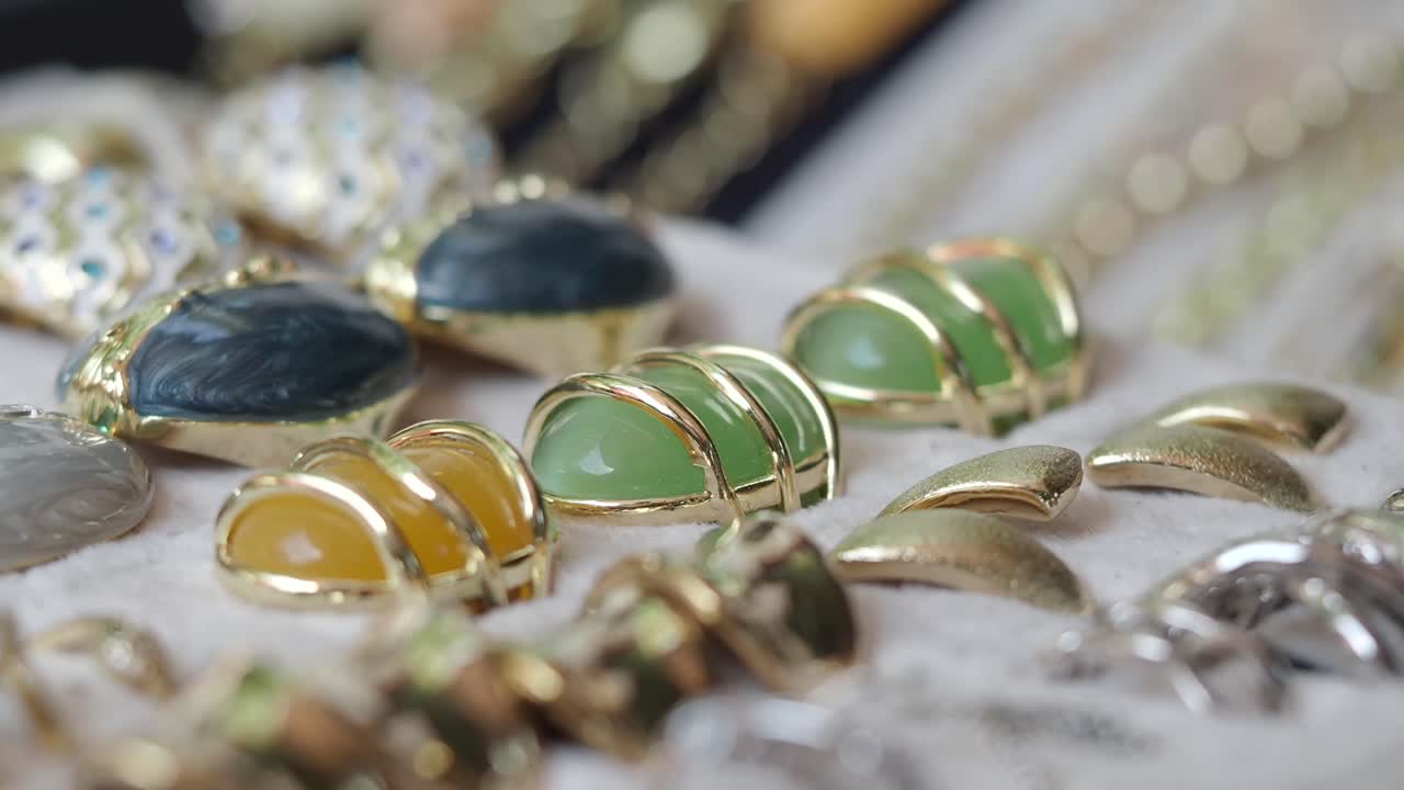 Close-up of Vintage Jewelry