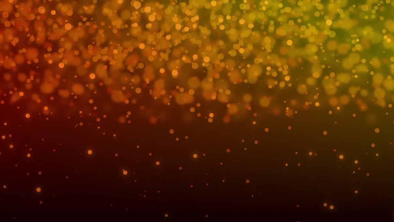 animación de puntos de luz sobre un fondo negro