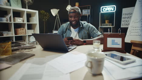 young businessman at the office