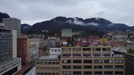 embark on an exhilarating aerial odyssey above the heart of downtown bogotá, colombia yaw left