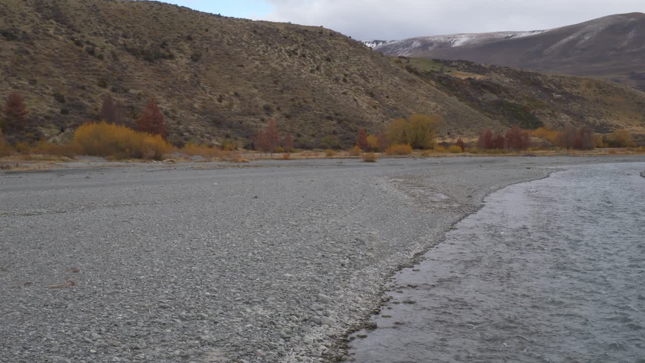 Lake Tekapo And Mountains In South Island, New Zealand - Wide Shot