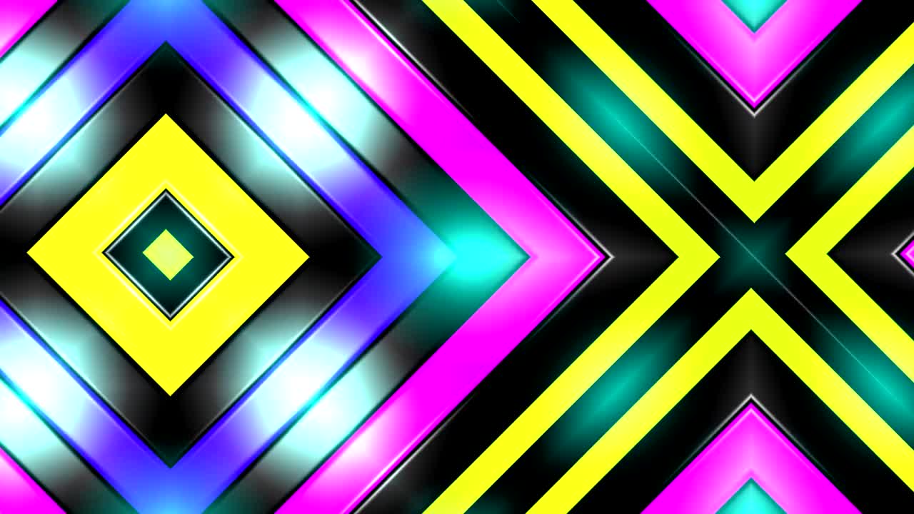 fondo de movimiento de luces geométricas retro