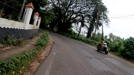 time lapse of indian road,incredible indian traffic,transport,drive,greens,pov,street,bus,village,people,traffic,cars,bus,student