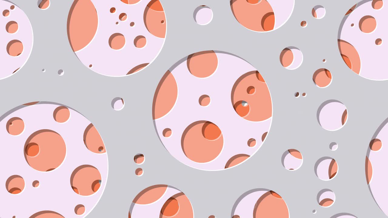 추상적 인 생성 예술 색상 분산 원 구 배경 비디오