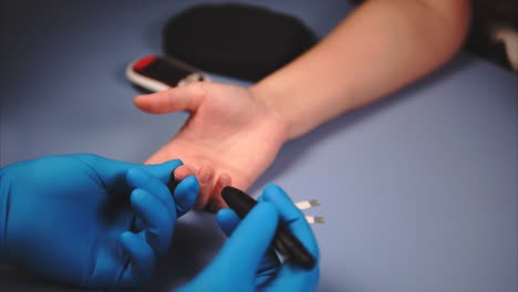 blood glucose test