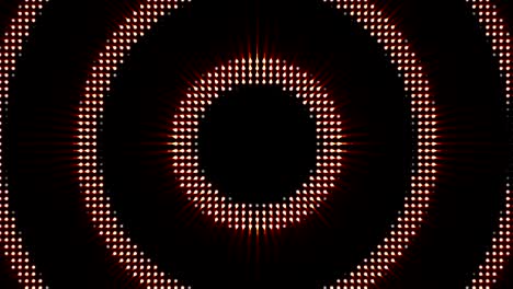 círculos luces bombilla, animación, renderización, fondo, bucle