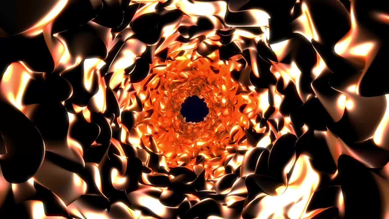 fondo de movimiento de túnel sin costuras 4k